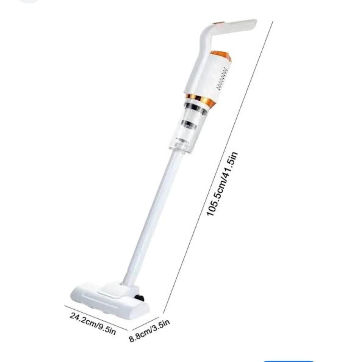 CORDLESS VACUUM CLEANER, STICK VAC WITH TANGLE-RESISTANT DESIGN,  POWERFUL SUCTION, RECHARGEABLE, LIGHTWEIGHT, AND VERSATILE FOR CARPET, HARD FLOOR, PET HAIR.