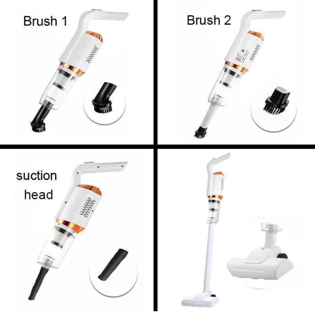 CORDLESS VACUUM CLEANER, STICK VAC WITH TANGLE-RESISTANT DESIGN,  POWERFUL SUCTION, RECHARGEABLE, LIGHTWEIGHT, AND VERSATILE FOR CARPET, HARD FLOOR, PET HAIR.