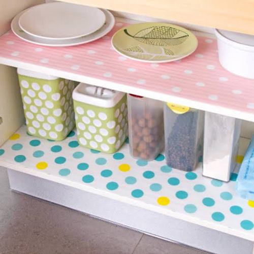 DRAWER AND SHELF LINER, NON-SLIP KITCHEN CABINET LINERS NON-ADHESIVE THICK STRONG GRIP WATERPROOF WASHABLE MATS PROTECT DRESSER SHELVES CUPBOARD BATHROOM CABINETS, GREEN PLAID