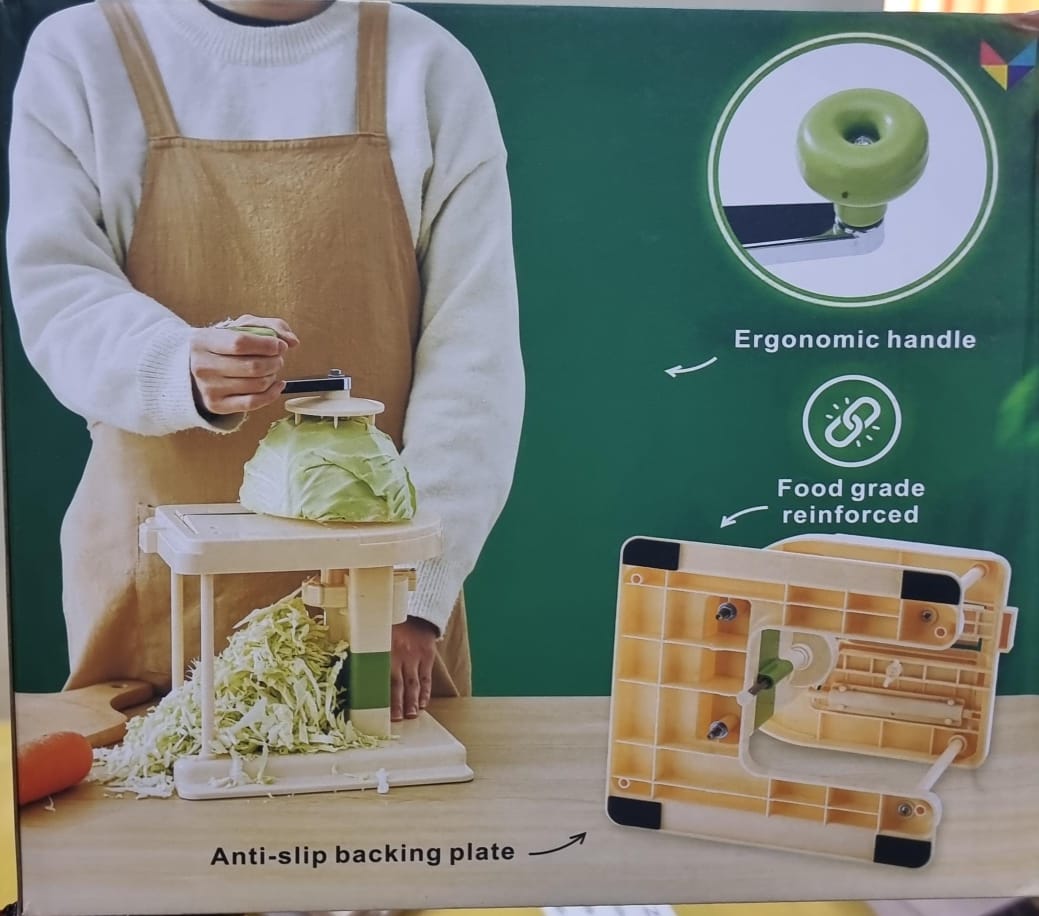 MANUAL CABBAGE CUTTER VEGETABLE CABBAGE CHOPPER NON SLIP MANUAL CABBAGE CUTTER FOR COMMERCIAL HOME CABBAGE SLICER MULTIFUNCTIONAL HOUSEHOLD HAND VEGETABLE TURNING SLICER SAUERKRAUT CUTTER COLESLAW