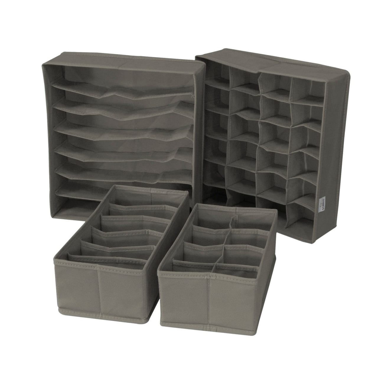 4IN1 UNDER GARMENTS ORGANIZER CLOSET UNDERGARMENT ORGANIZER DRAWER DIVIDER SOCK UNDERWEAR DRAWER ORGANIZER DIVIDERS, FOLDABLE FABRIC DRESSER CLOSET ORGANIZERS AND STORAGE BINS FOR BABY CLOTHES, BRA, P