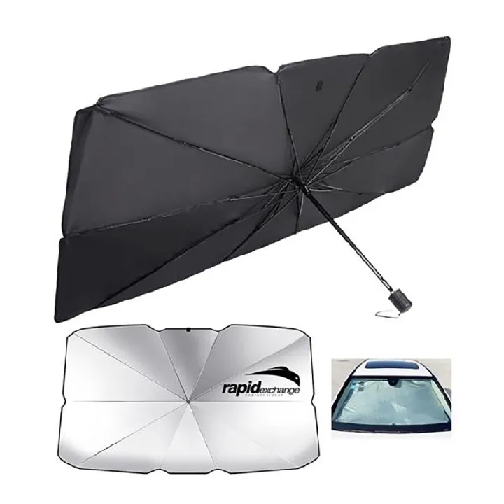 WINDSCREEN COVER CAR DASHBOARD UMBRELLA SUNVISOR CAR WINDSHIELD SUN SHADE UV RAYS AND HEAT SUN VISOR PROTECTOR FOLDABLE REFLECTOR UMBRELLA BRELLA SHIELD