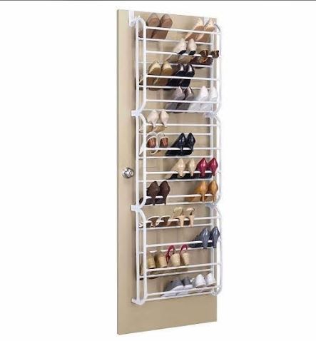 36 PAIRS BEHIND THE DOOR SHOE RACK FANCY BUYING OVER THE DOOR SHOE RACK HOLDER - 36 PAIR SHOES HANGING SHELF STORAGE SHOE ORGANIZER