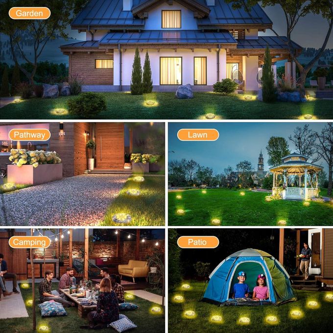 RGB Multicolor Solar Torch Lights Outdoor Waterproof Flickering Dancing Flames Landscape Decoration Path Lighting Dusk to Dawn Auto On/Off for Yard Garden Pathway Driveway-4 pieces