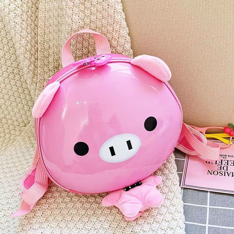 New Primary School Cartoon Schoolbag Hard Shell Bag Kindergarten Baby Backpack Small Schoolbag Children's Eggshell Bag