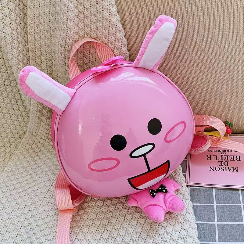 New Primary School Cartoon Schoolbag Hard Shell Bag Kindergarten Baby Backpack Small Schoolbag Children's Eggshell Bag