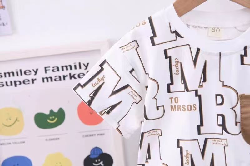 BibiCola Baby boys clothes fashion summer boys clothing set cotton T-shirt + shorts 2pcs outfits children clothes for 1-5Y