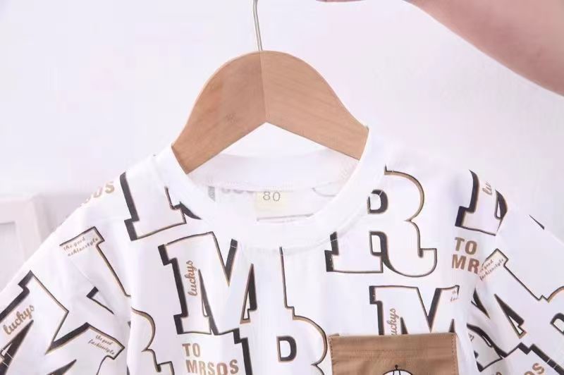 BibiCola Baby boys clothes fashion summer boys clothing set cotton T-shirt + shorts 2pcs outfits children clothes for 1-5Y