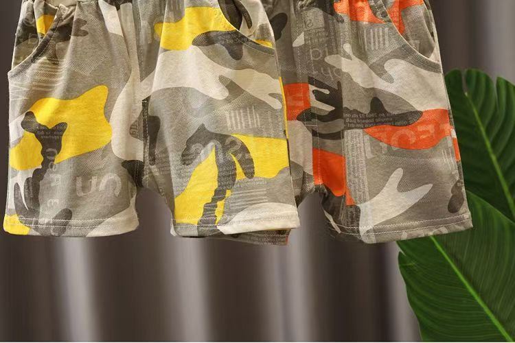 Children's Vest Suit   Kids Clothes  Suit Summer Sleeveless T Shirt shorts Boys Tracksuit Outfits