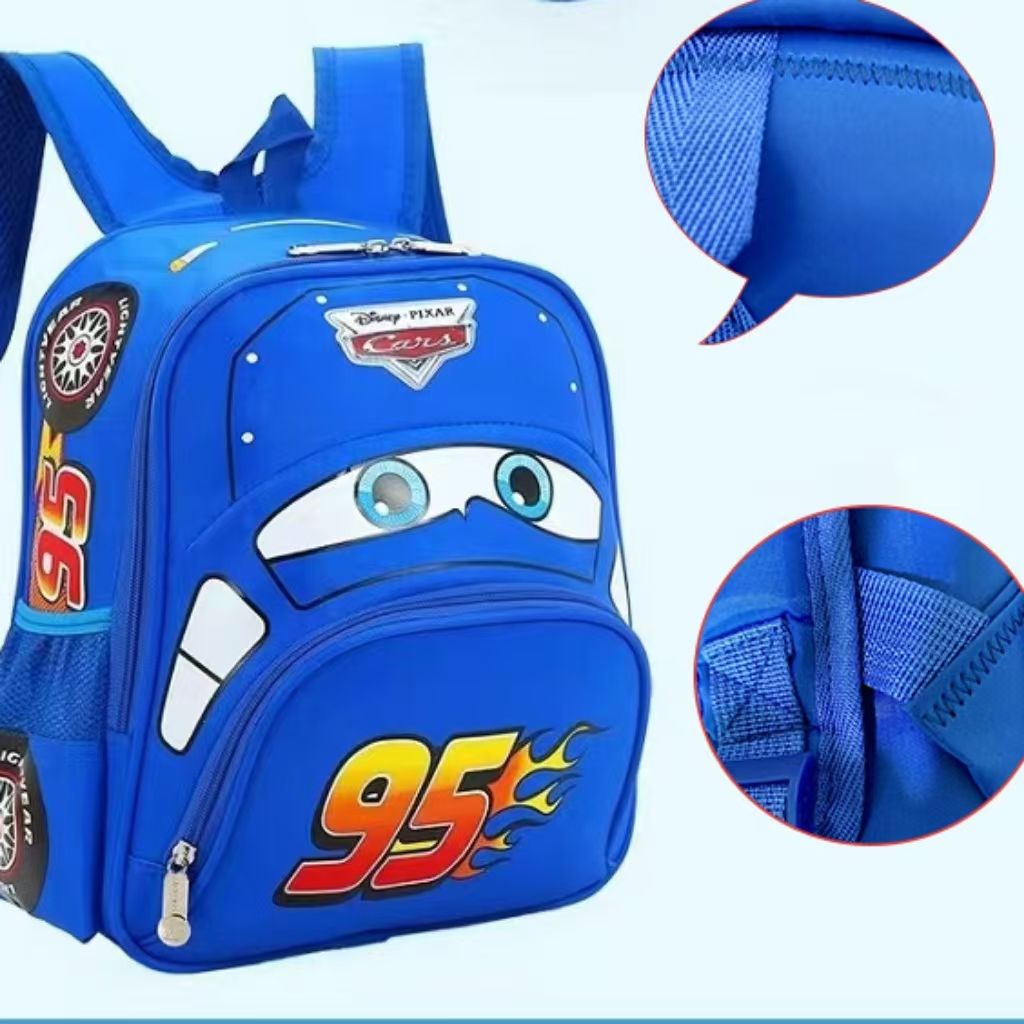 Plush car children's bag kindergarten female baby boy safety backpack primary school students 3-6 years old