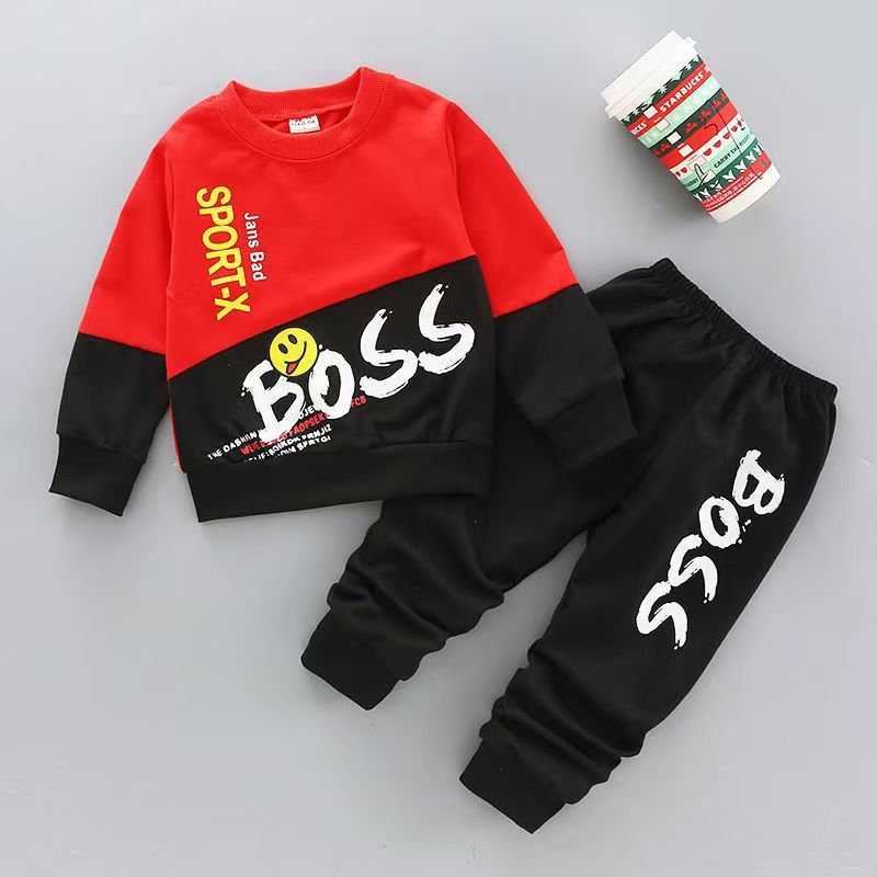 Tracksuit Autumn Baby Clothing Sets Children Boys Girls Fashion Clothes Kids Hooded T-shirt And Pants 2 Pcs Suits