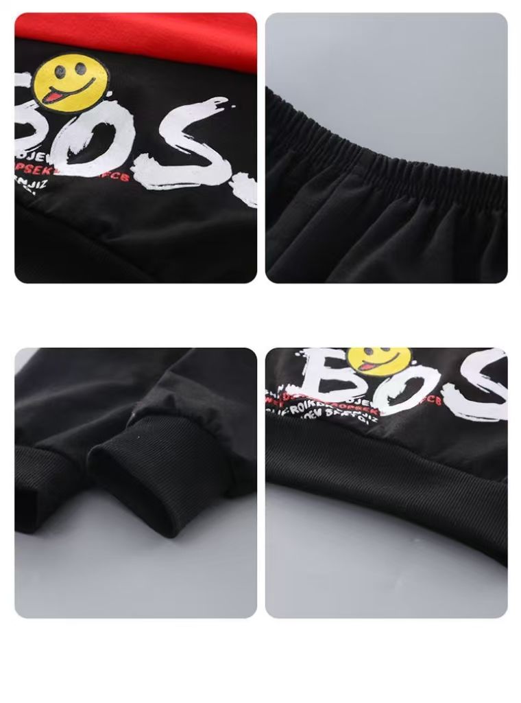 Tracksuit Autumn Baby Clothing Sets Children Boys Girls Fashion Clothes Kids Hooded T-shirt And Pants 2 Pcs Suits