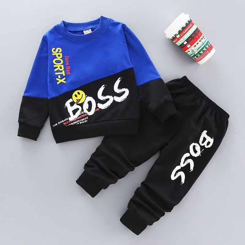 Tracksuit Autumn Baby Clothing Sets Children Boys Girls Fashion Clothes Kids Hooded T-shirt And Pants 2 Pcs Suits
