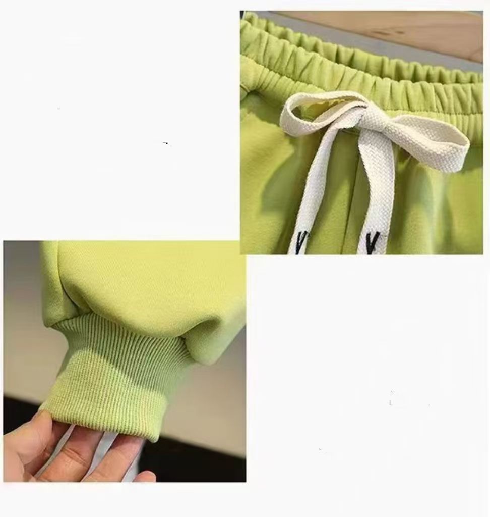 Autumn Children Girls Boys Clothes Sets Kids Cartoon Dinosaur Sweater Pullover Top & Pants 2 Pieces Suit Letter Outfit Tracksuit