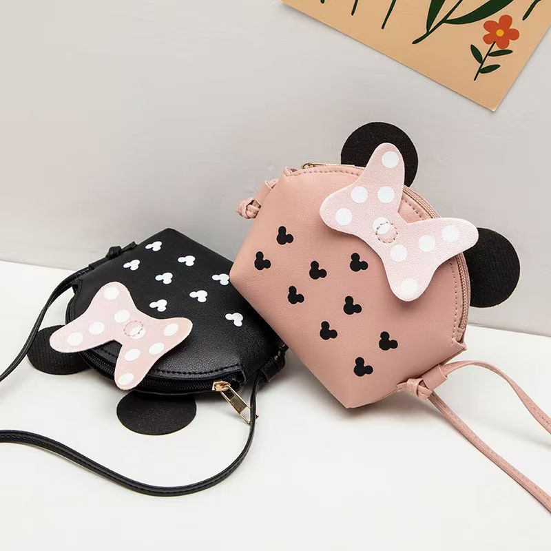 Cute Cartoon Messenger Bags for Toddler Baby Children Kids Girls Princess Shoulder Bag Handbag