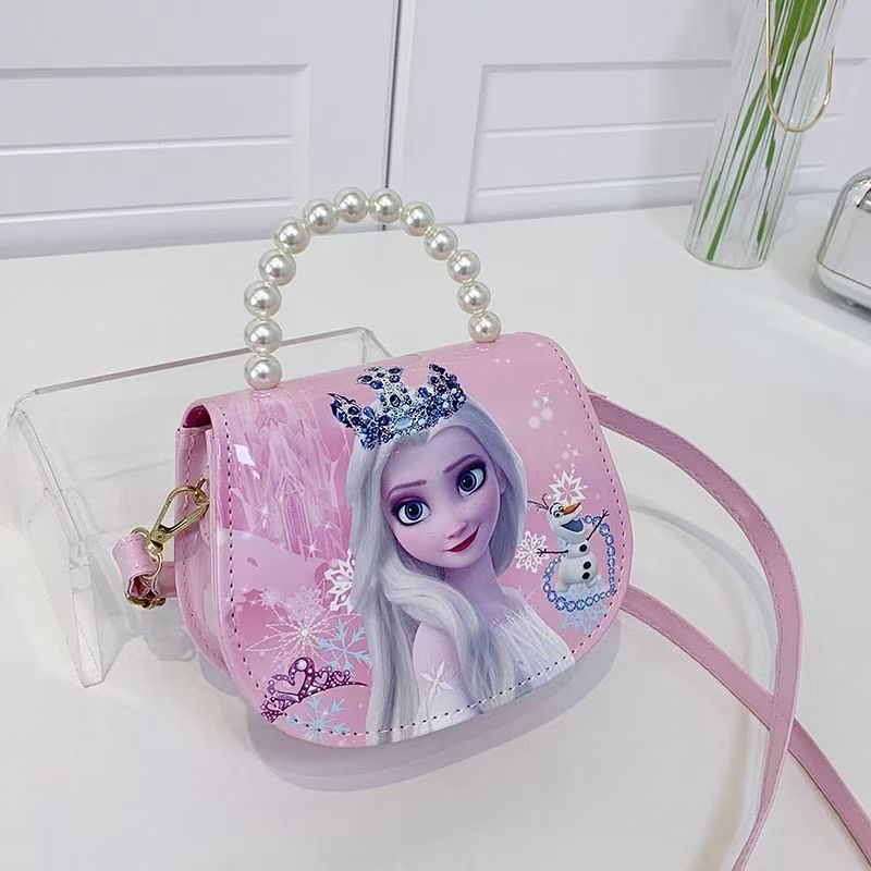 New Cute Mini Bag Children  Handbag For Women Cartoon Cat PU Waterproof Should Bag Kids Girls Fashion Messenger Bags
