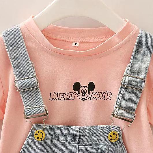 Children Dresses For Girls Denim Dress Summer Strapless Dress Pattern Girls Clothing Short Sleeve Child Clothes Denim T-Shirts