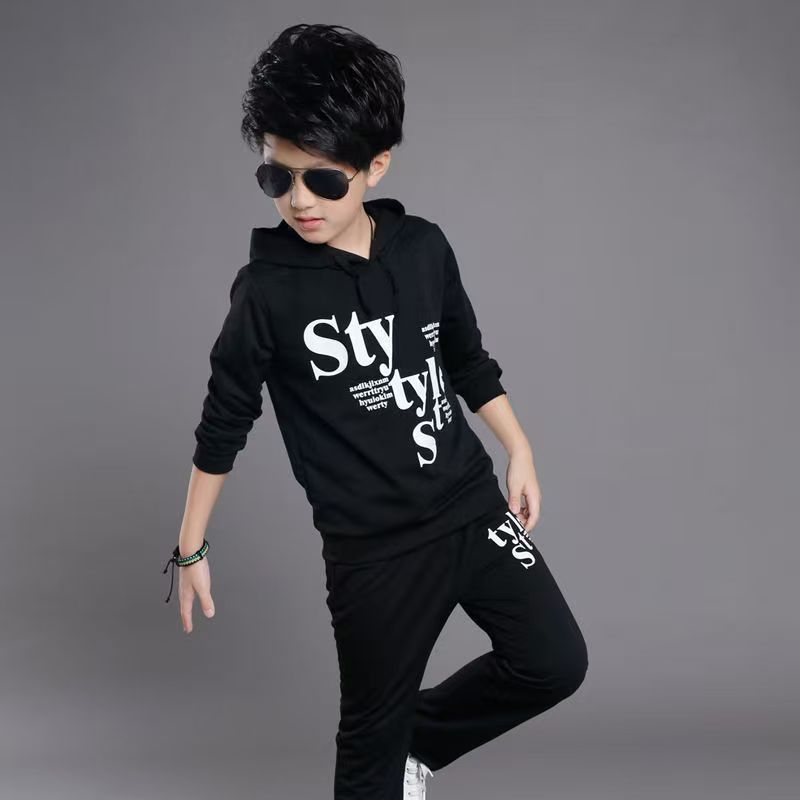 Toddler Tracksuit Autumn Baby Clothing Sets Children Boys Girls Fashion Brand Clothes Kids Hooded T-shirt And Pants 2 Pcs Suits