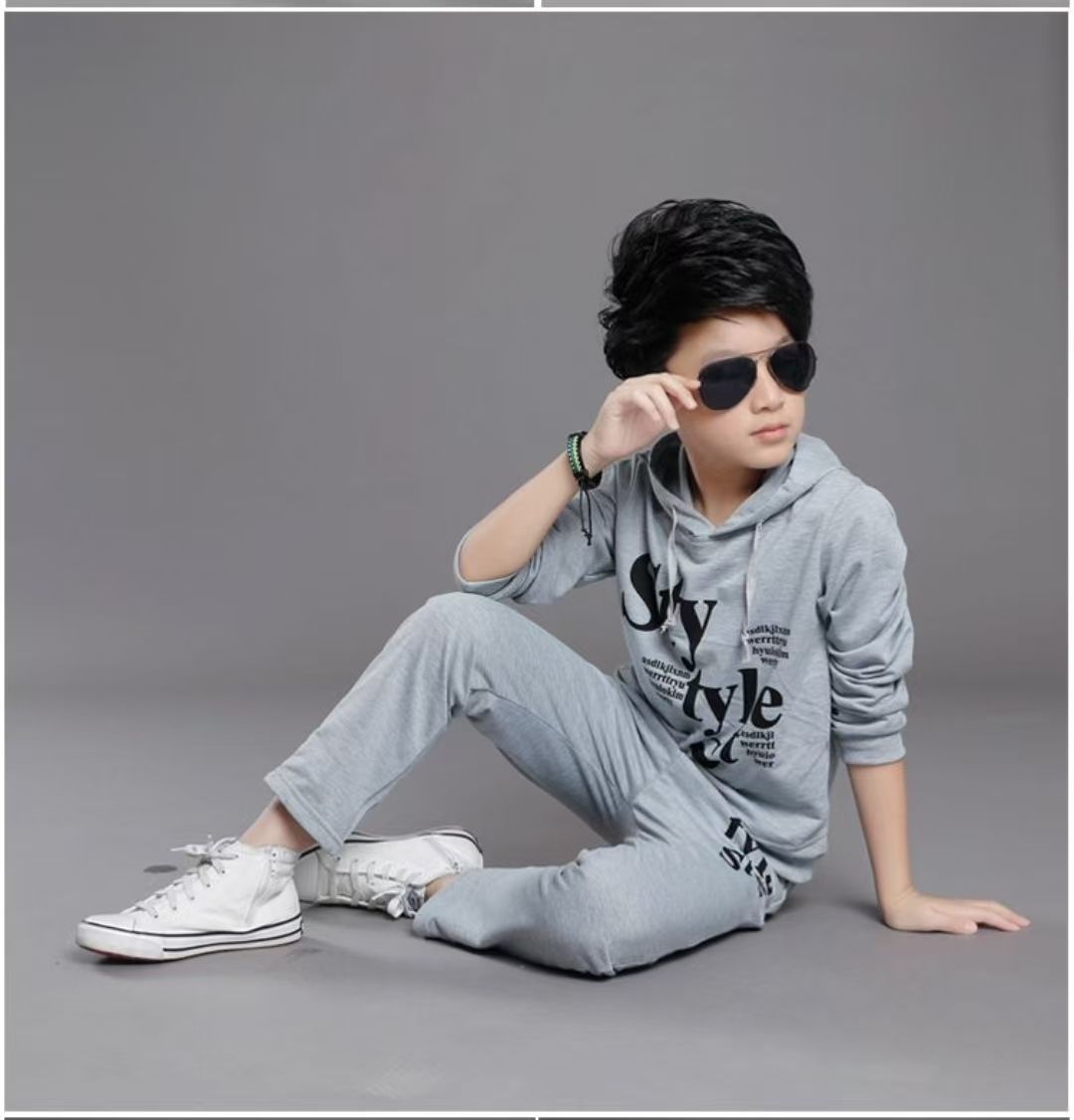 Toddler Tracksuit Autumn Baby Clothing Sets Children Boys Girls Fashion Brand Clothes Kids Hooded T-shirt And Pants 2 Pcs Suits