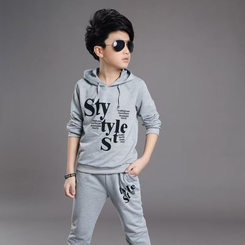 Toddler Tracksuit Autumn Baby Clothing Sets Children Boys Girls Fashion Brand Clothes Kids Hooded T-shirt And Pants 2 Pcs Suits