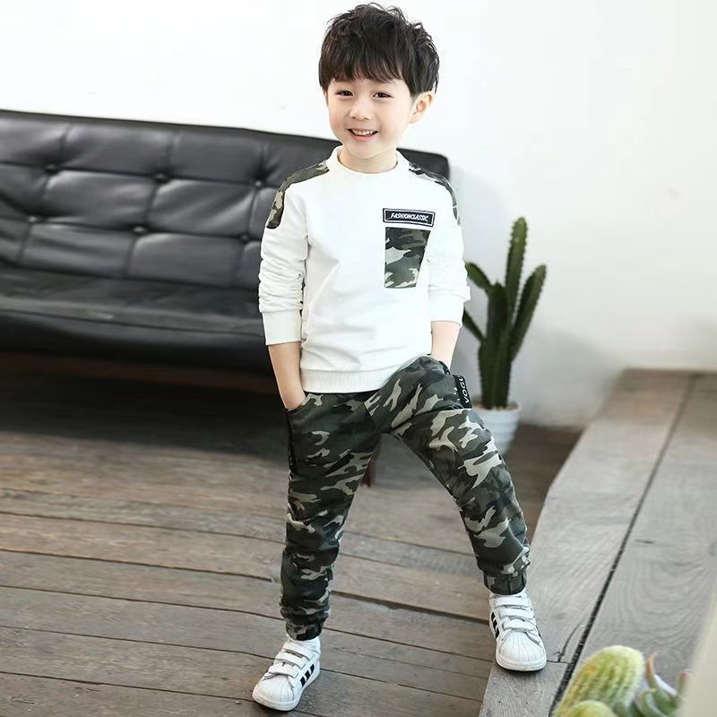 Teen Kids Clothes Baby Boys Costume Letter Tracksuit boys Tops Pants 2PCS Children Boy Winter Outfits Set roupa infantil