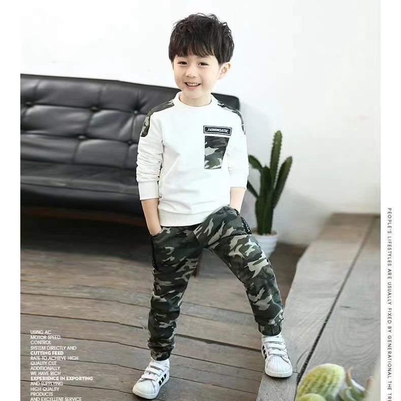 Teen Kids Clothes Baby Boys Costume Letter Tracksuit boys Tops Pants 2PCS Children Boy Winter Outfits Set roupa infantil