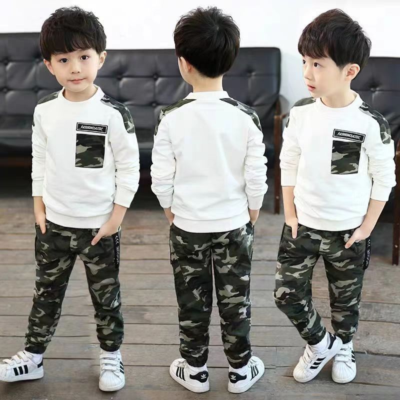 Teen Kids Clothes Baby Boys Costume Letter Tracksuit boys Tops Pants 2PCS Children Boy Winter Outfits Set roupa infantil