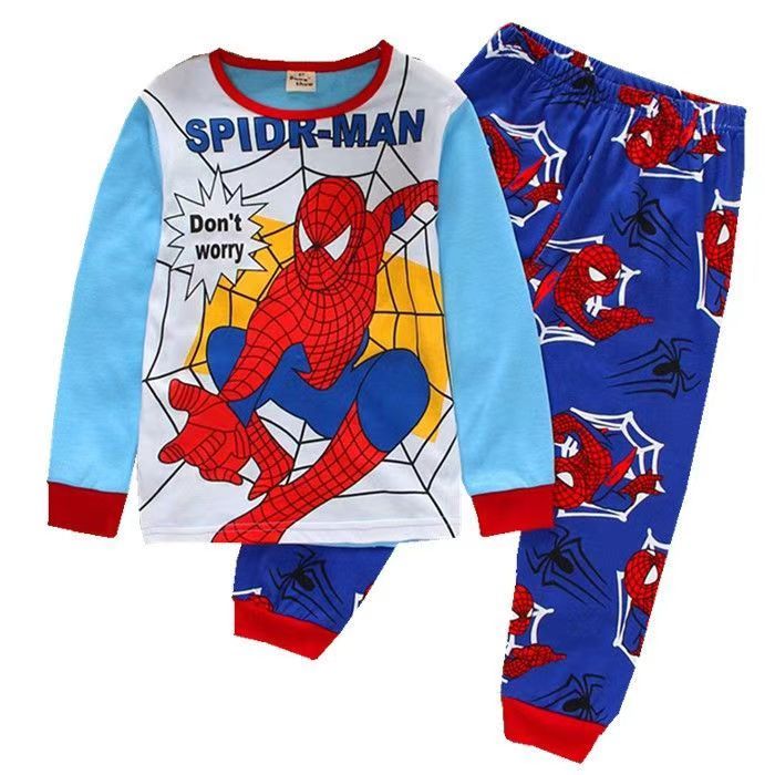 Children's Clothing Sets Boys Sleepwear Clothes Kids Batman Pajamas Set Baby Girls Cotton Cartoon Pijamas Spring Autumn Pyjamas