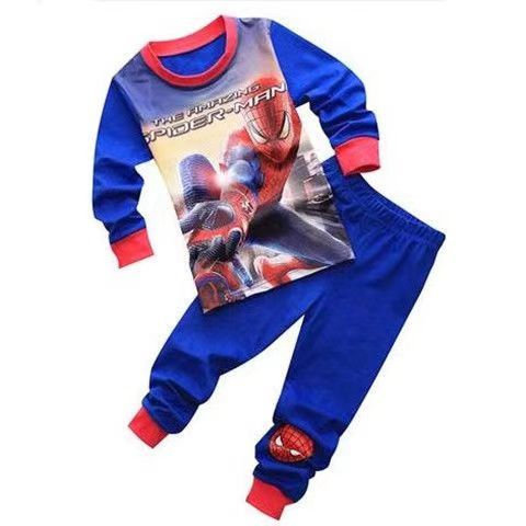 Children's Clothing Sets Boys Sleepwear Clothes Kids Batman Pajamas Set Baby Girls Cotton Cartoon Pijamas Spring Autumn Pyjamas
