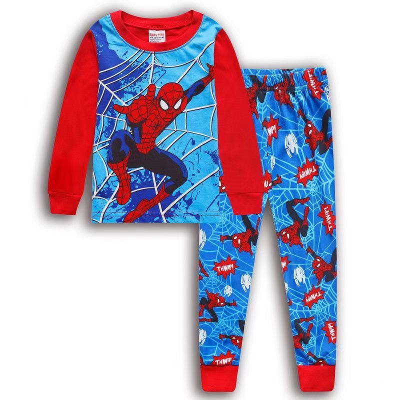 Children's Clothing Sets Boys Sleepwear Clothes Kids Batman Pajamas Set Baby Girls Cotton Cartoon Pijamas Spring Autumn Pyjamas