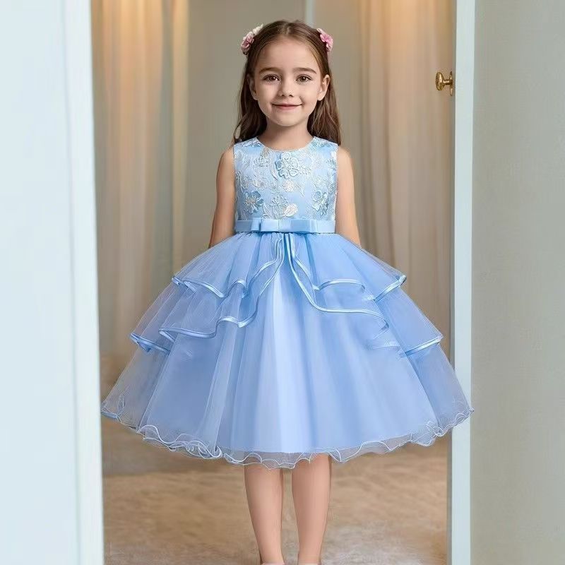 Girl Party Dress Elegant Kids Dresses For Girls Children Clothing Wedding Princess Evening Dress