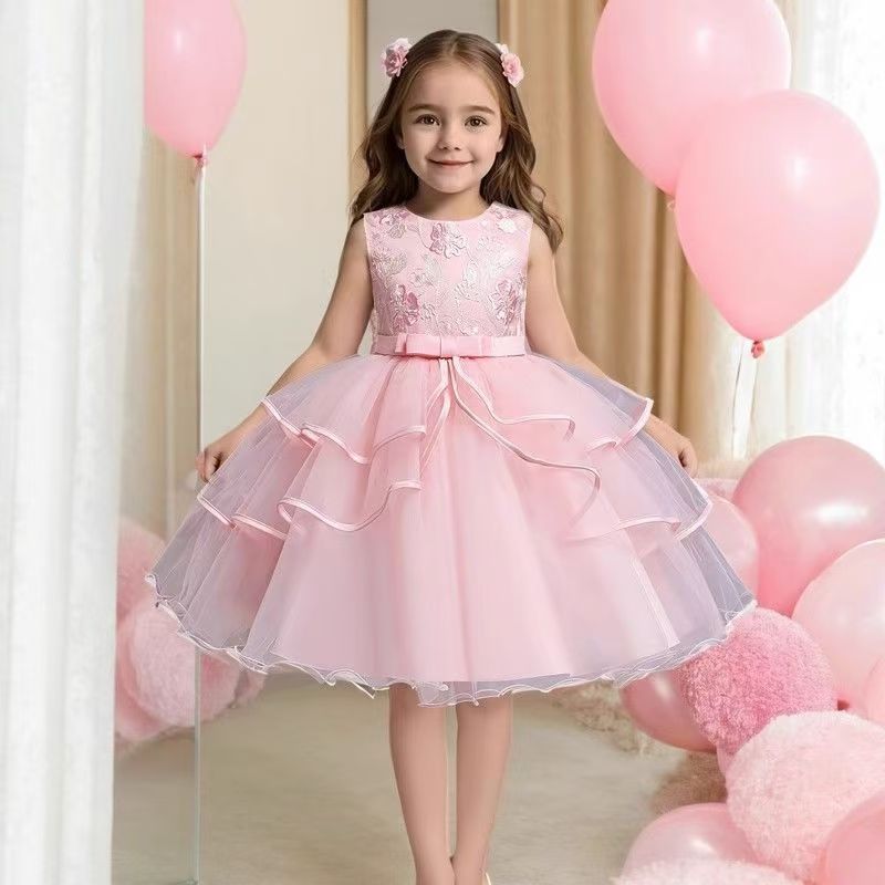 Girl Party Dress Elegant Kids Dresses For Girls Children Clothing Wedding Princess Evening Dress