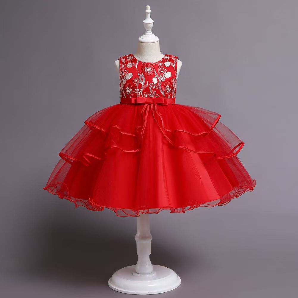 Girl Party Dress Elegant Kids Dresses For Girls Children Clothing Wedding Princess Evening Dress