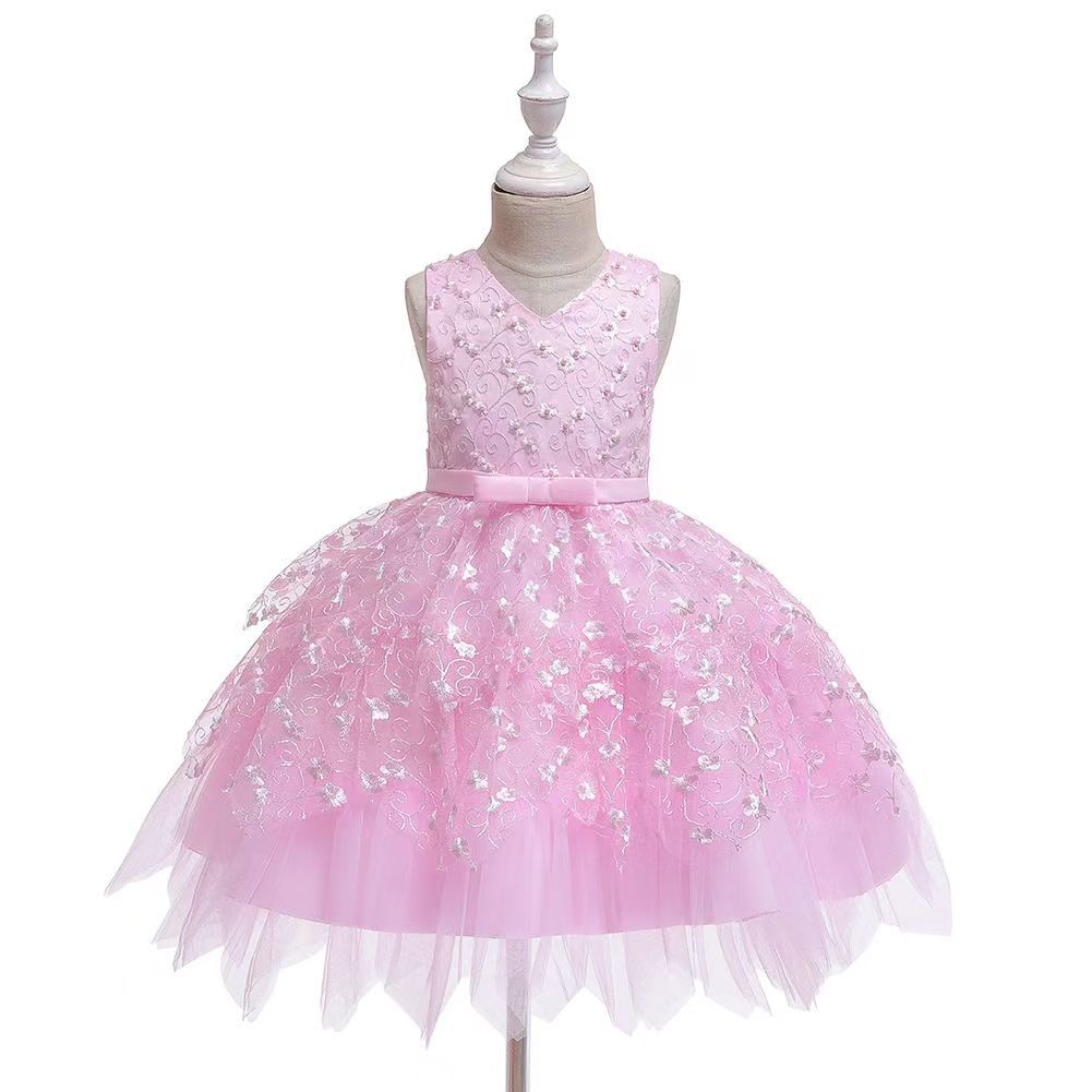 Girls Dress kids Sequin Elegant Pageant Party Dress Girls clothes Christmas costumes for children