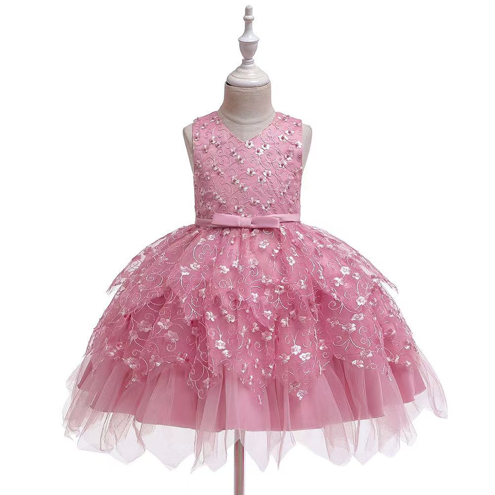 Girls Dress kids Sequin Elegant Pageant Party Dress Girls clothes Christmas costumes for children