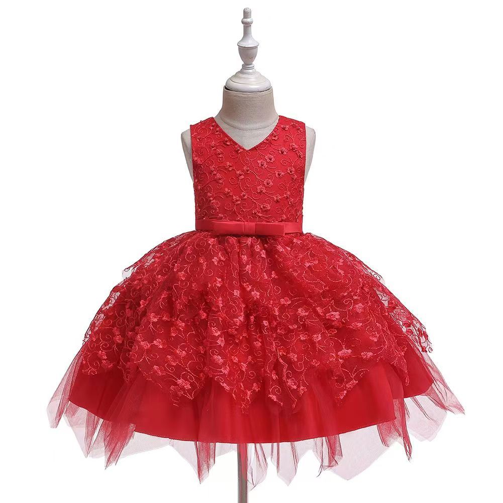 Girls Dress kids Sequin Elegant Pageant Party Dress Girls clothes Christmas costumes for children