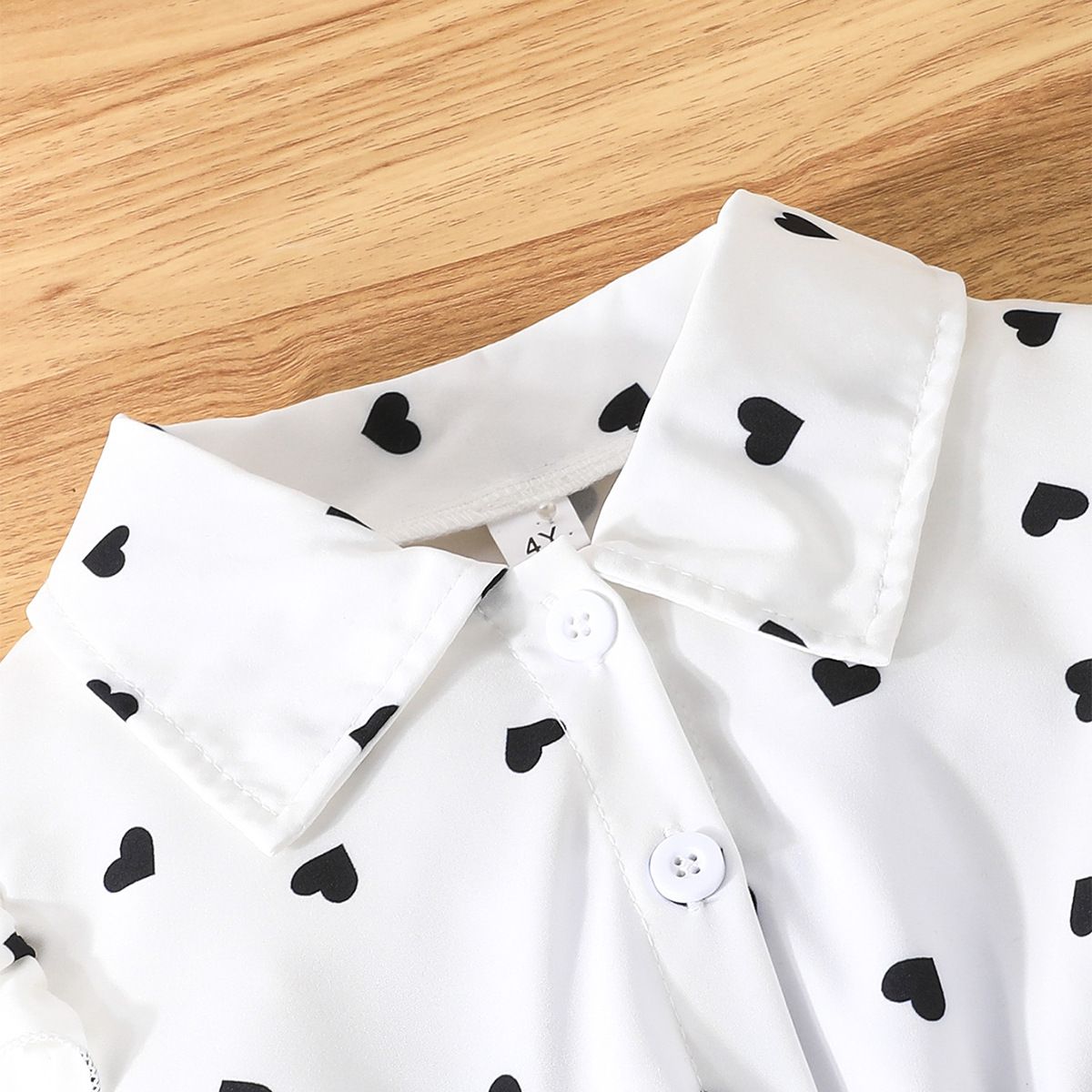New girls' fashionable Girl Clothes Summer Suit Baby Sets Cute Cotton  Love pattern long sleeved shirt+pants Girl's clothing set