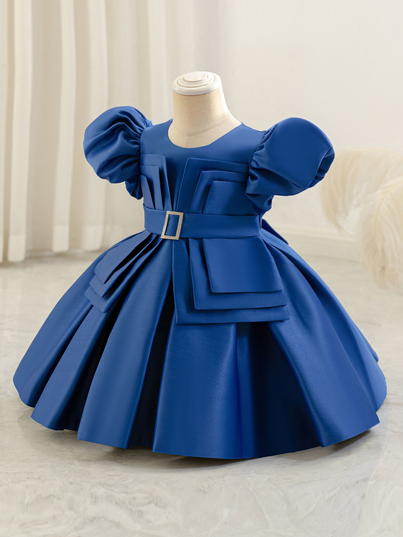 Cute and stylish new children's birthday party princess dress  Baby dress girls' short sleeved dress dress can be wholesale