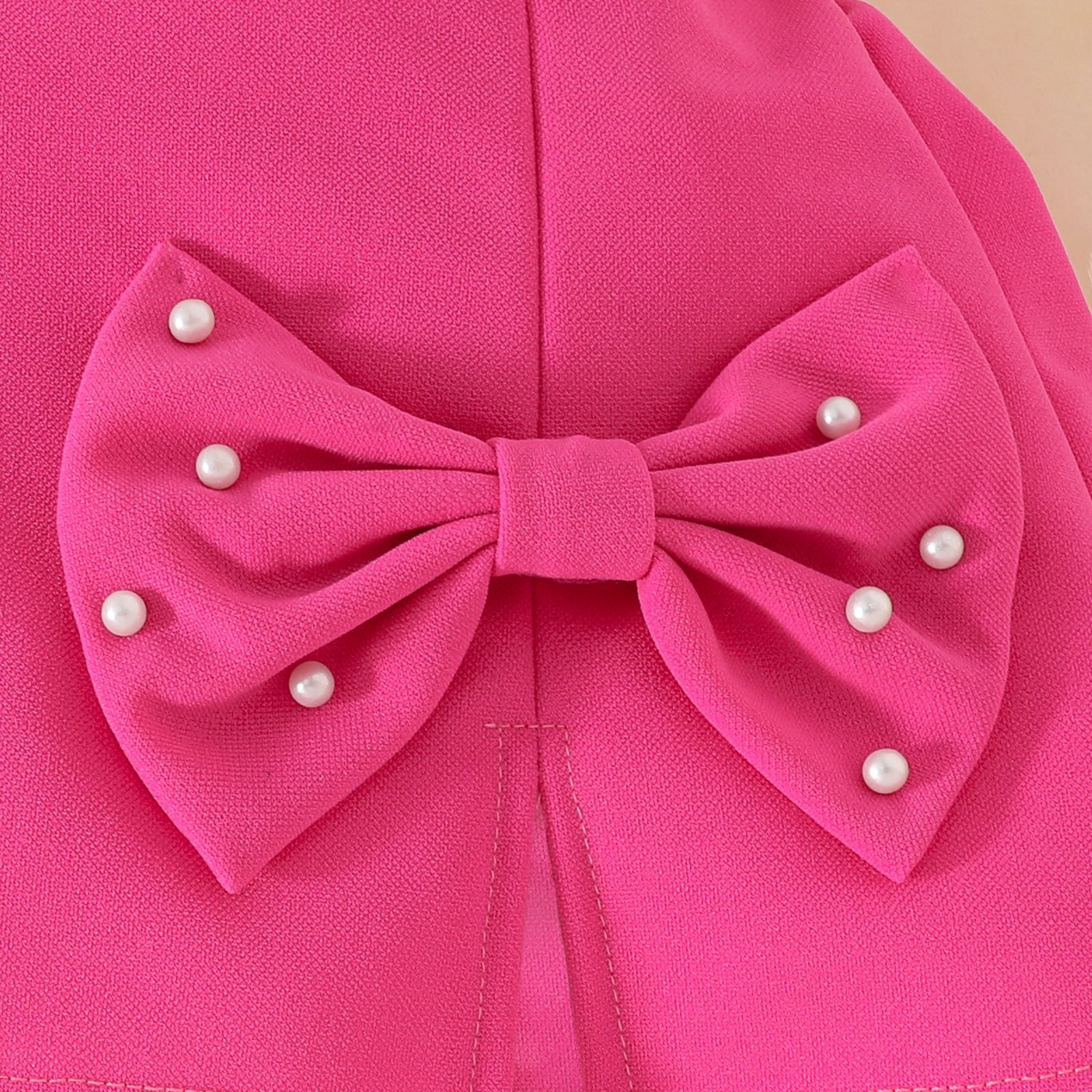 European and American girls' clothing set sleeveless mesh top+bow tie nail bead design skirt+beret three piece set