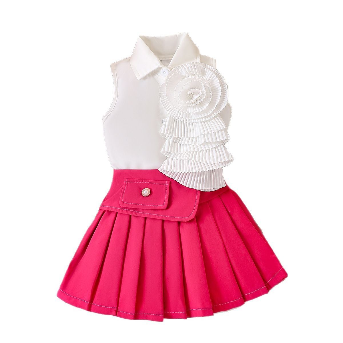 Girls Dress Summer Flower Mesh Dresses For Kids Girl Clothes Children Birthday Princess Tutu Dress Clothing