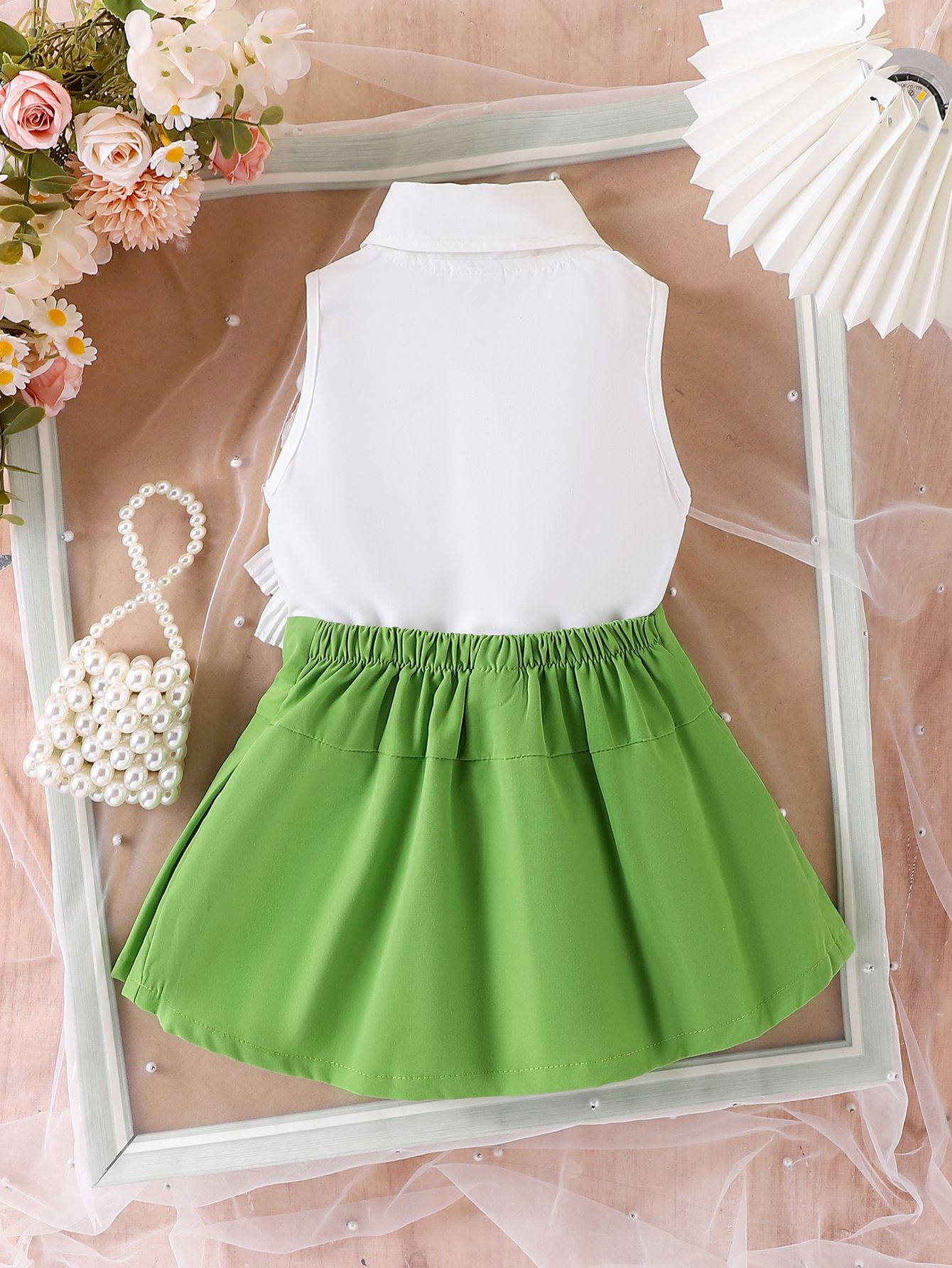 Girls Dress Summer Flower Mesh Dresses For Kids Girl Clothes Children Birthday Princess Tutu Dress Clothing