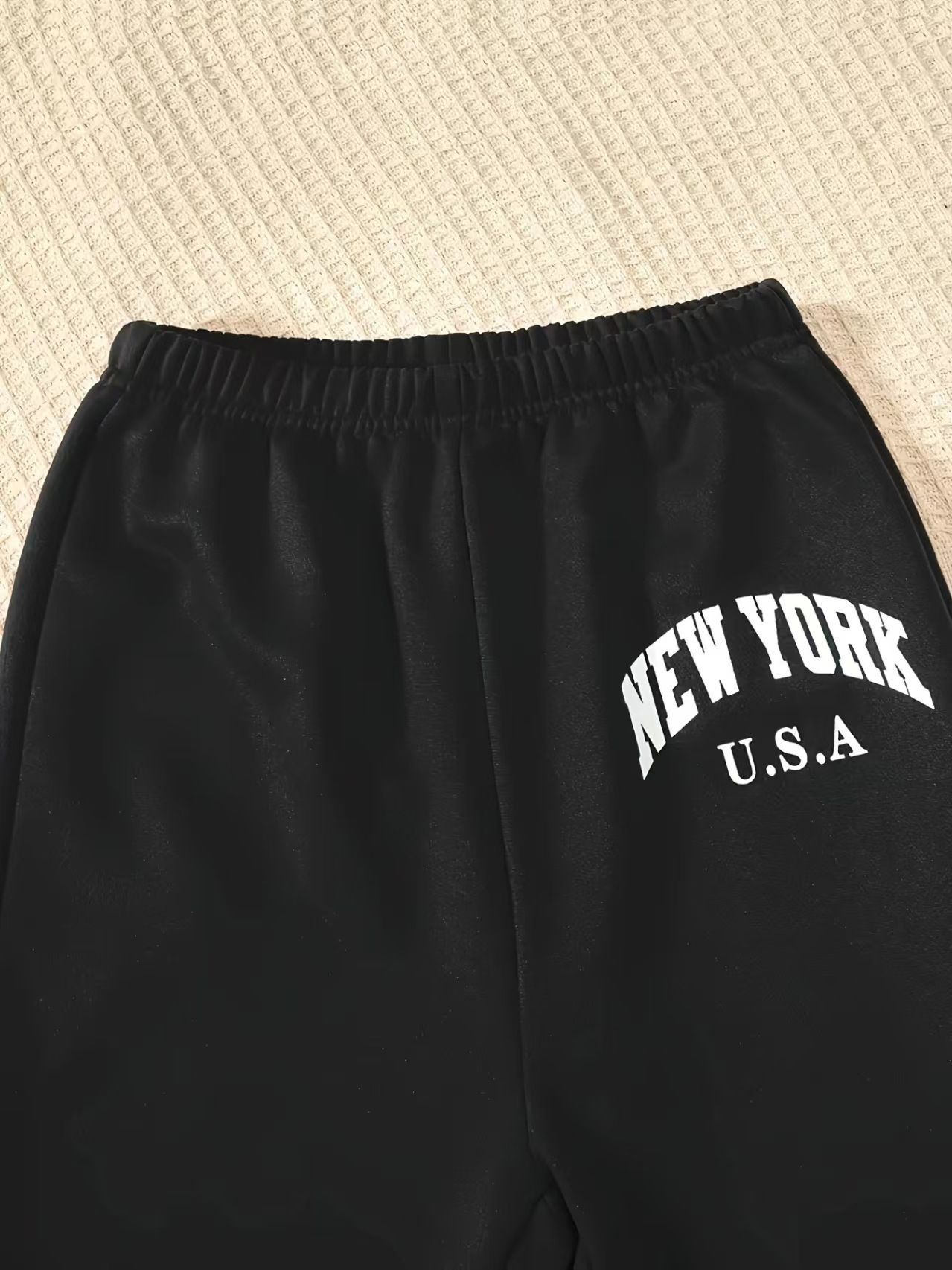 Girls' fashion three piece set children's short hoodie camisole top sports suit