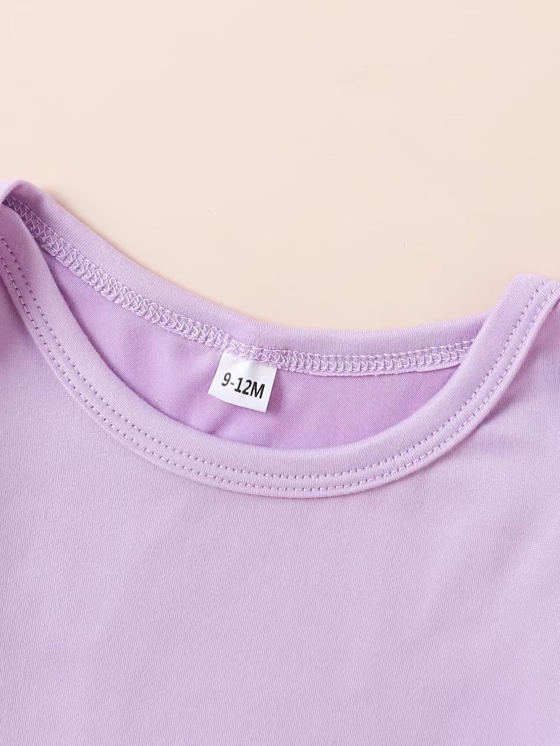 Baby Girl Spring and Autumn Long Sleeve Letter Triangle Ha Yi Flower Bow Long Pants Hairband Baby Three Piece Set