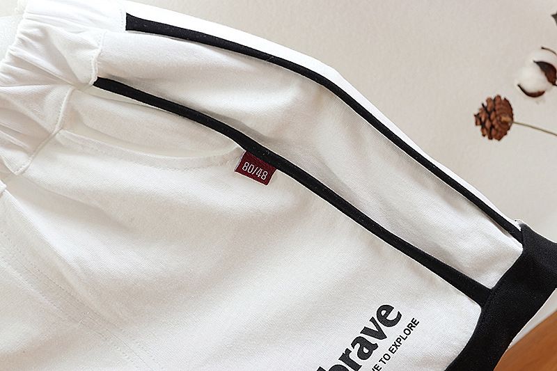 Children's short sleeved set pure cotton boys' T-shirt baby's summer children's clothing new shorts baby clothes summer clothes