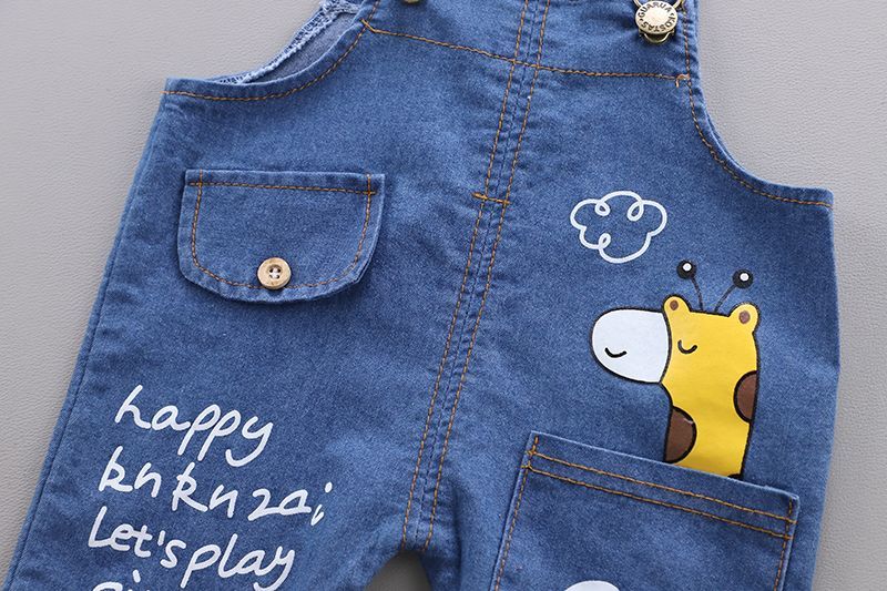 Baby Boys Clothing Children Summer Toddler Girls Clothes Infant Cartoon Cotton T Shirt+Denim Shorts 2pc/Sets Kids Sports Outfit