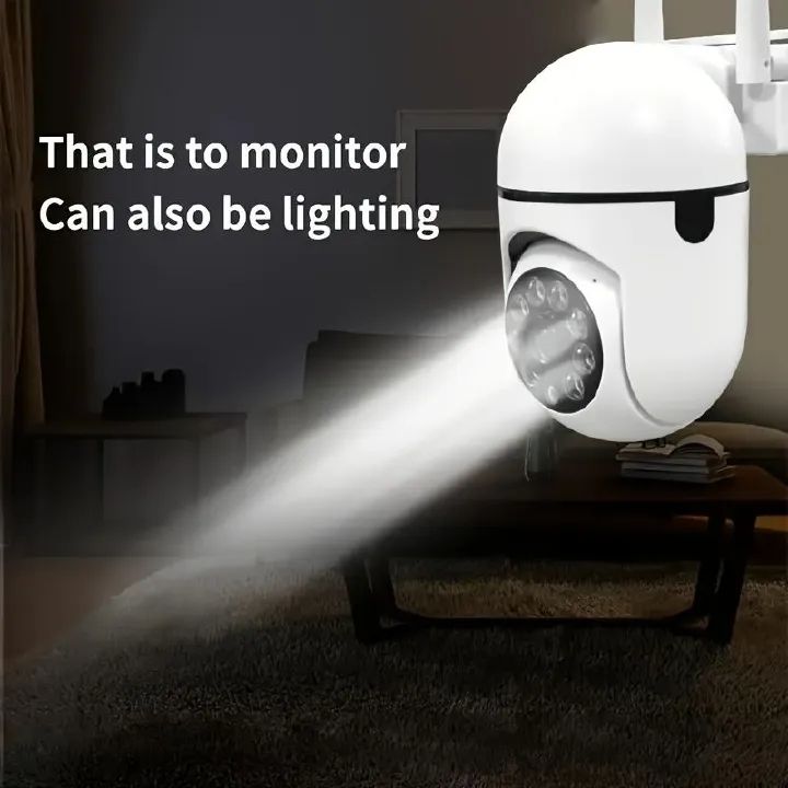 Cam With Color Night Vision Wireless 1080p HD Indoor/Outdoor Video Camera 2-Way Audio Wireless Security Camera Pan/Tilt/Zoom Wi-Fi Smart Home Security Camera With Motion Tracking For Baby & Pet