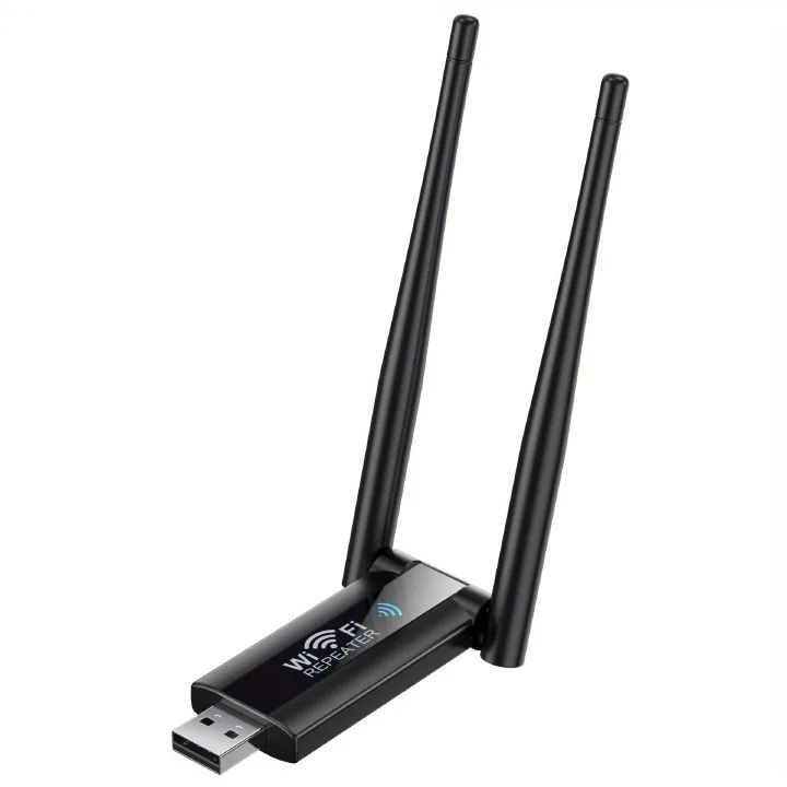 Wireless Wifi Signal Amplifier, 300Mbps 2.4G Portable Signal Booster Repeater, USB-Powered High-Power WiFi Hotspot Extender For Computer Office Indoor