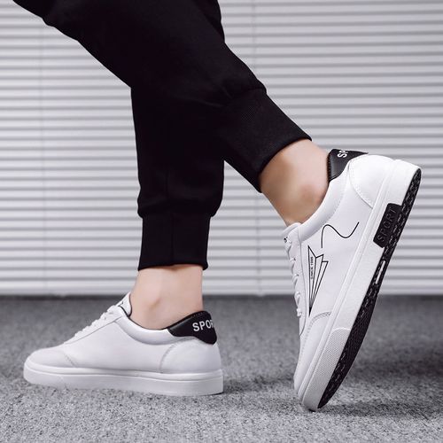 Men Shoes Sneaker Sport Shoes Running Shoes PU Leather Athletic Casual Shoes for Men Discount On Sale