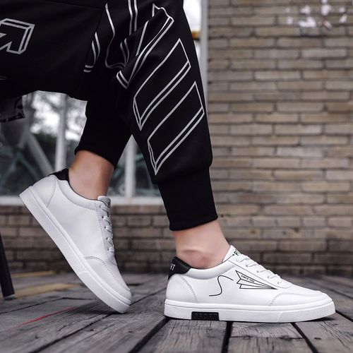 Men Shoes Sneaker Sport Shoes Running Shoes PU Leather Athletic Casual Shoes for Men Discount On Sale