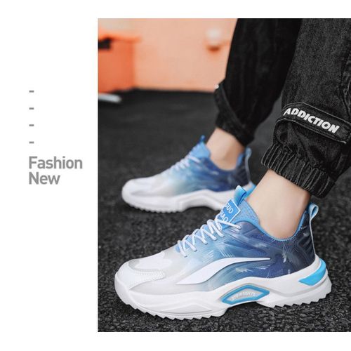 Choose one size larger  Men's sports casual shoes Grey green patchwork fashion running shoes Boy's non-slip rubber soles sneakers youth students breathable athletic shoe